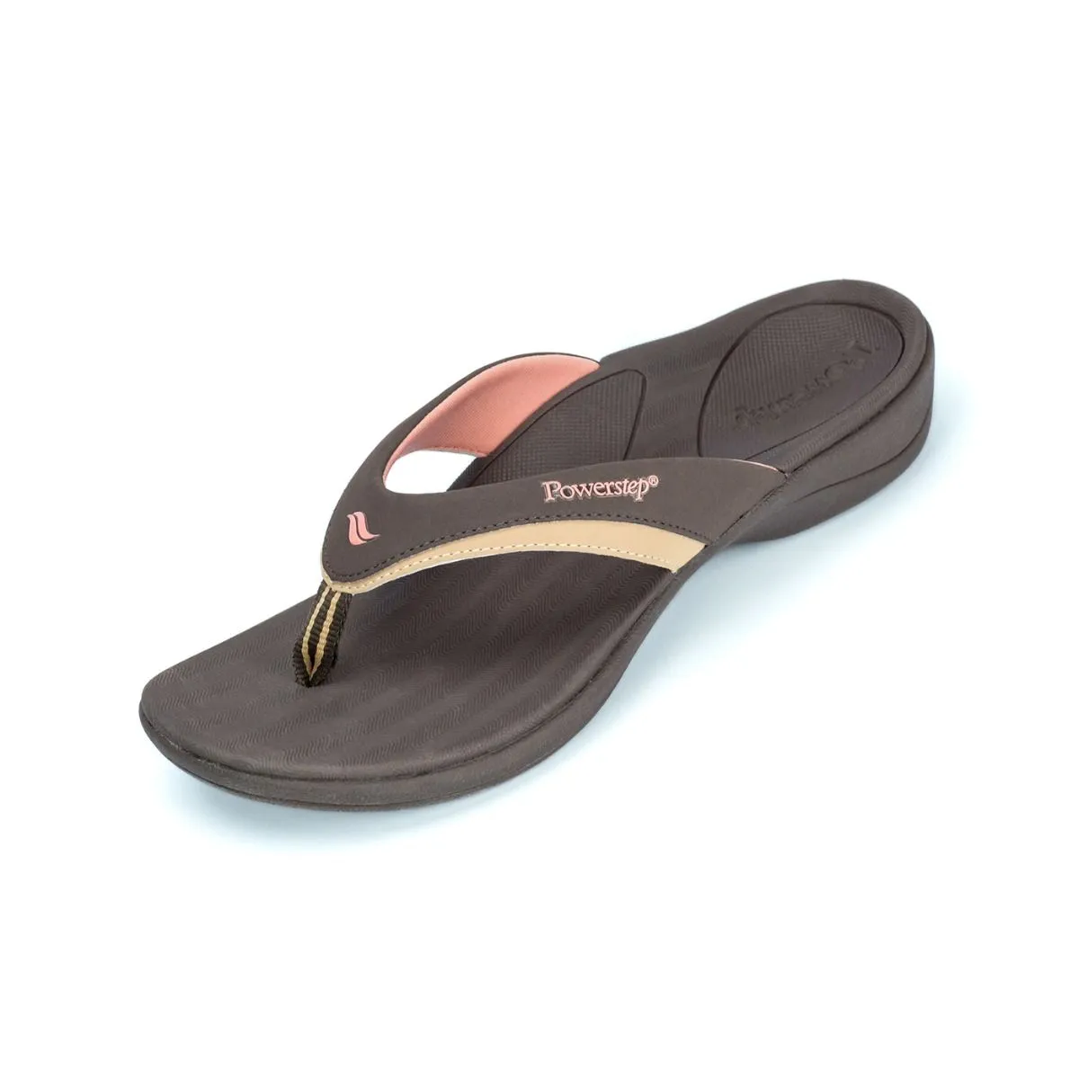 'Powerstep' Women's ArchWear™ Sandal - Brown
