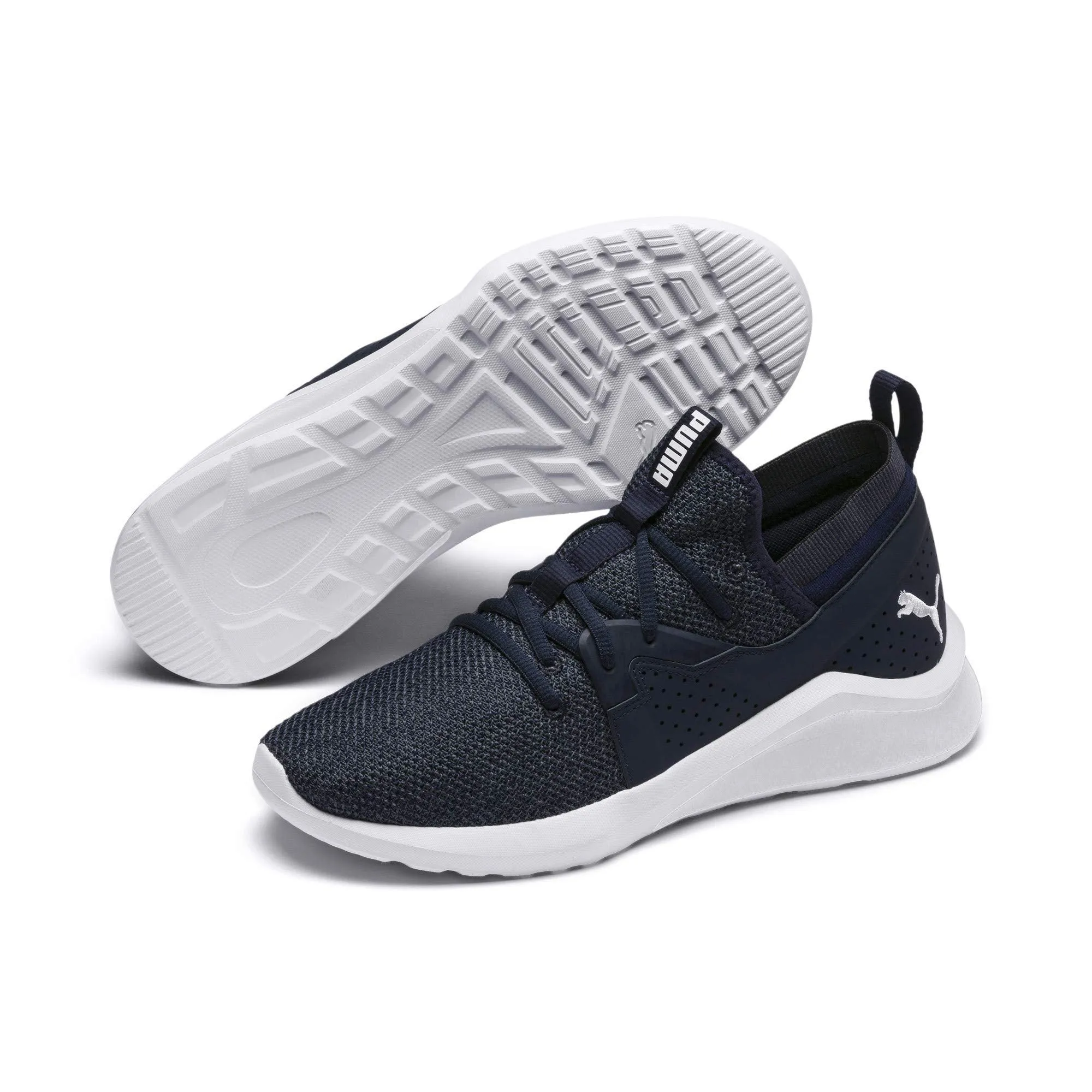 Puma Mens Emergence Peacoat-White Running Shoe