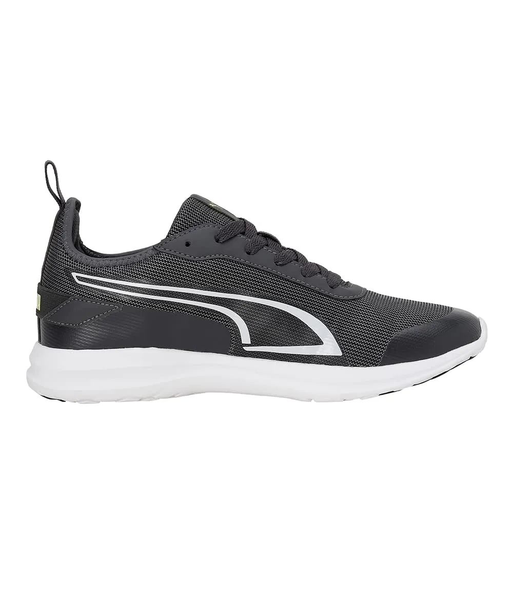 Puma Mens Unleash Asphalt-Light Lime-Nimbus Cloud Sneaker