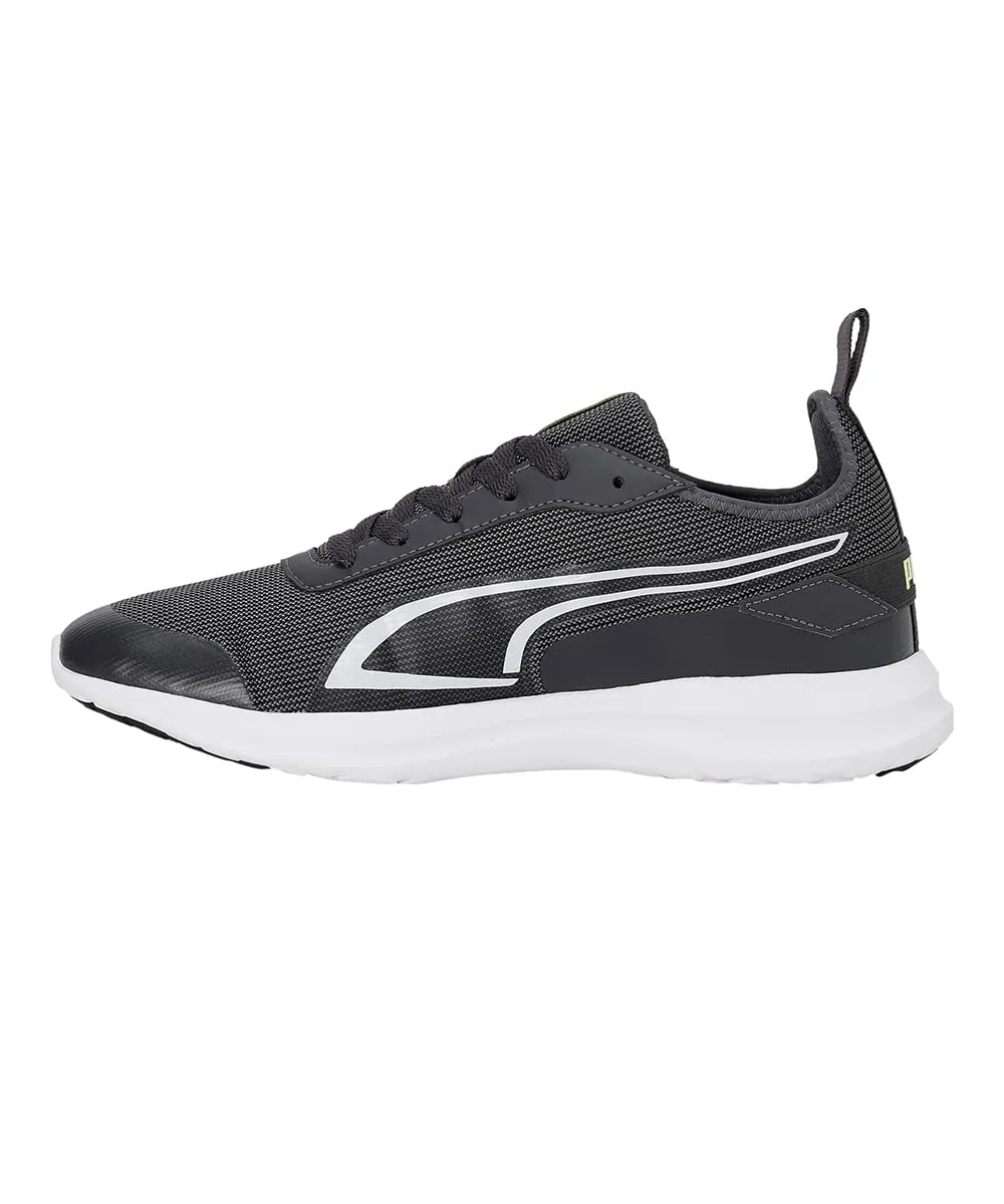 Puma Mens Unleash Asphalt-Light Lime-Nimbus Cloud Sneaker