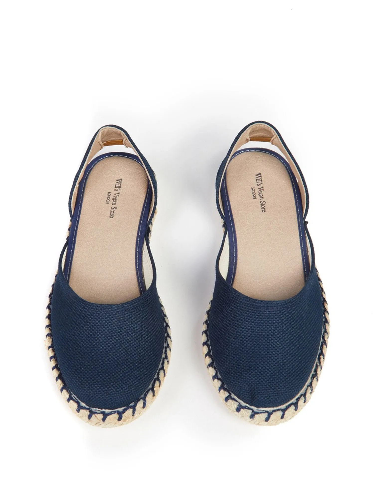 Recycelte Espadrille Slingbacks