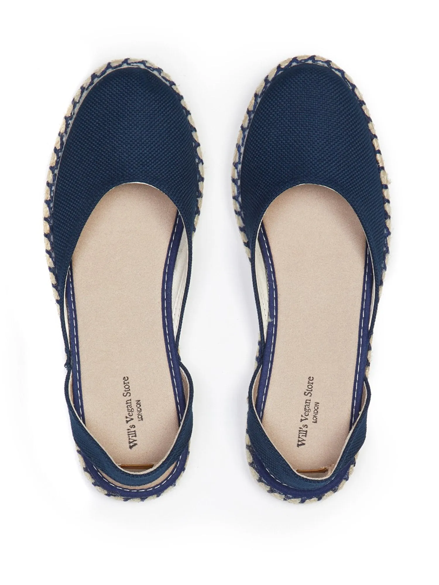 Recycelte Espadrille Slingbacks