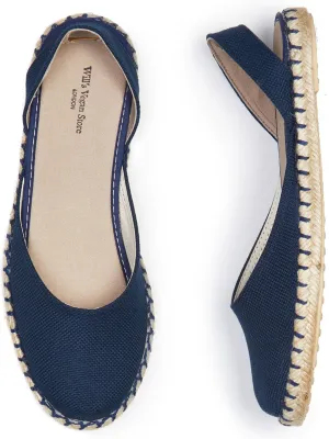 Recycelte Espadrille Slingbacks