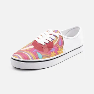 Retro Lollipop - Unisex Canvas Shoes Fashion Low Cut Loafer Sneakers