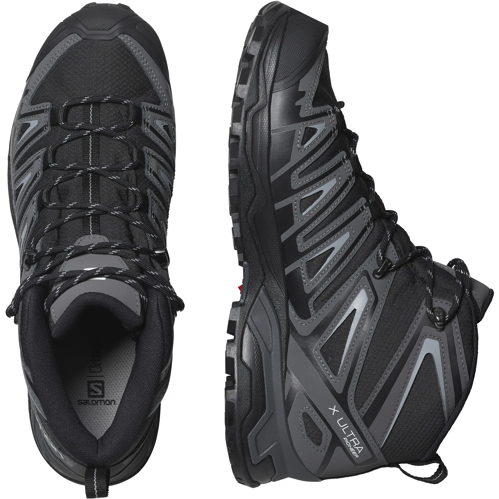 Salomon Men's X Ultra Pioneer Mid CSWP in Black