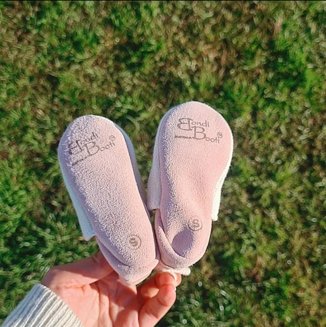 Suede Baby Espadrilles Booti - Dusty Pink