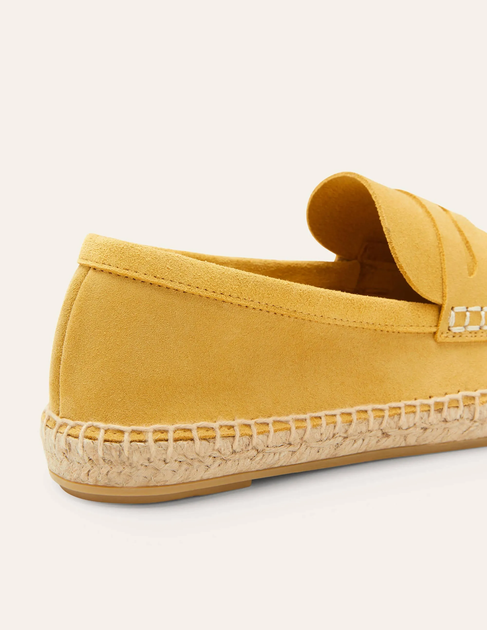 Suede Loafer Espadrilles-Honeycomb