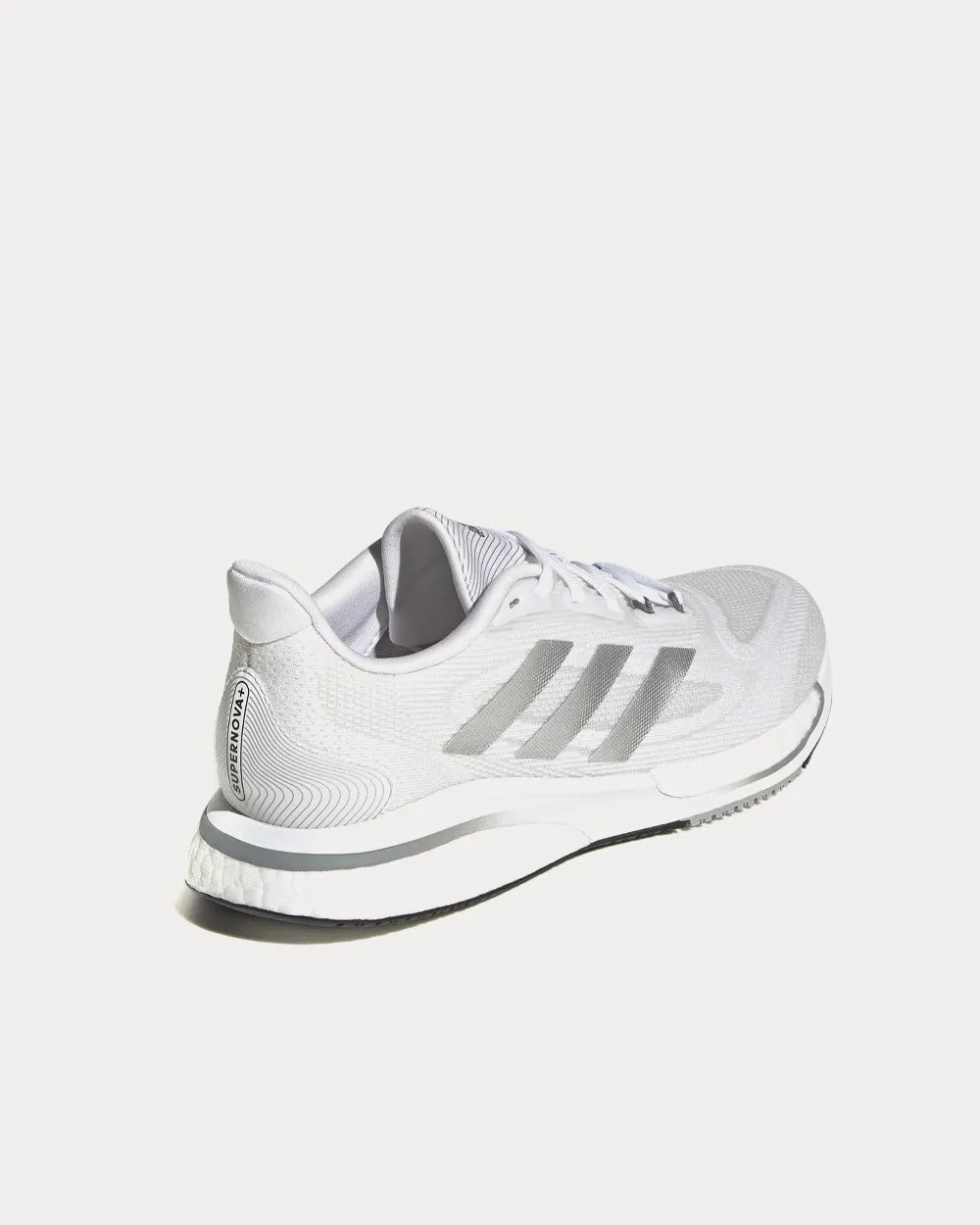 Supernova  Cloud White / Silver Metallic / Grey Three Running Shoes