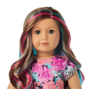 Truly Me™ 18-inch Doll #101 with wavy caramel hair