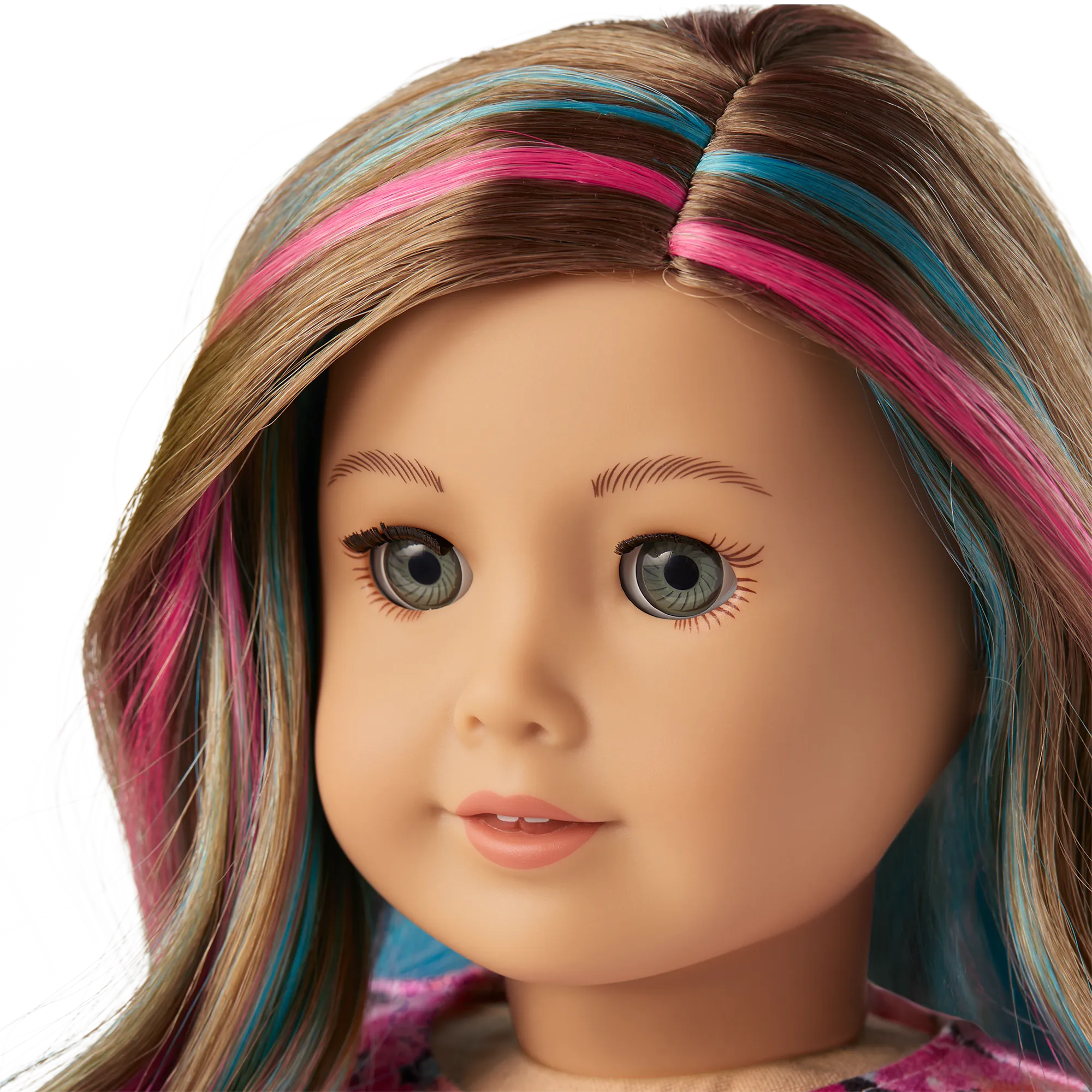 Truly Me™ 18-inch Doll #101 with wavy caramel hair