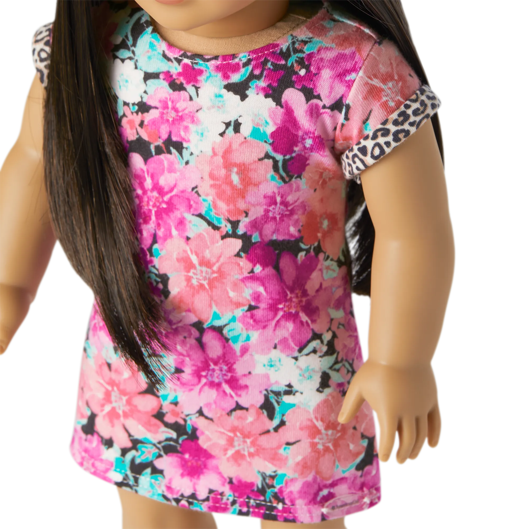 Truly Me™ 18-inch Doll #124 with straight black-brown hair