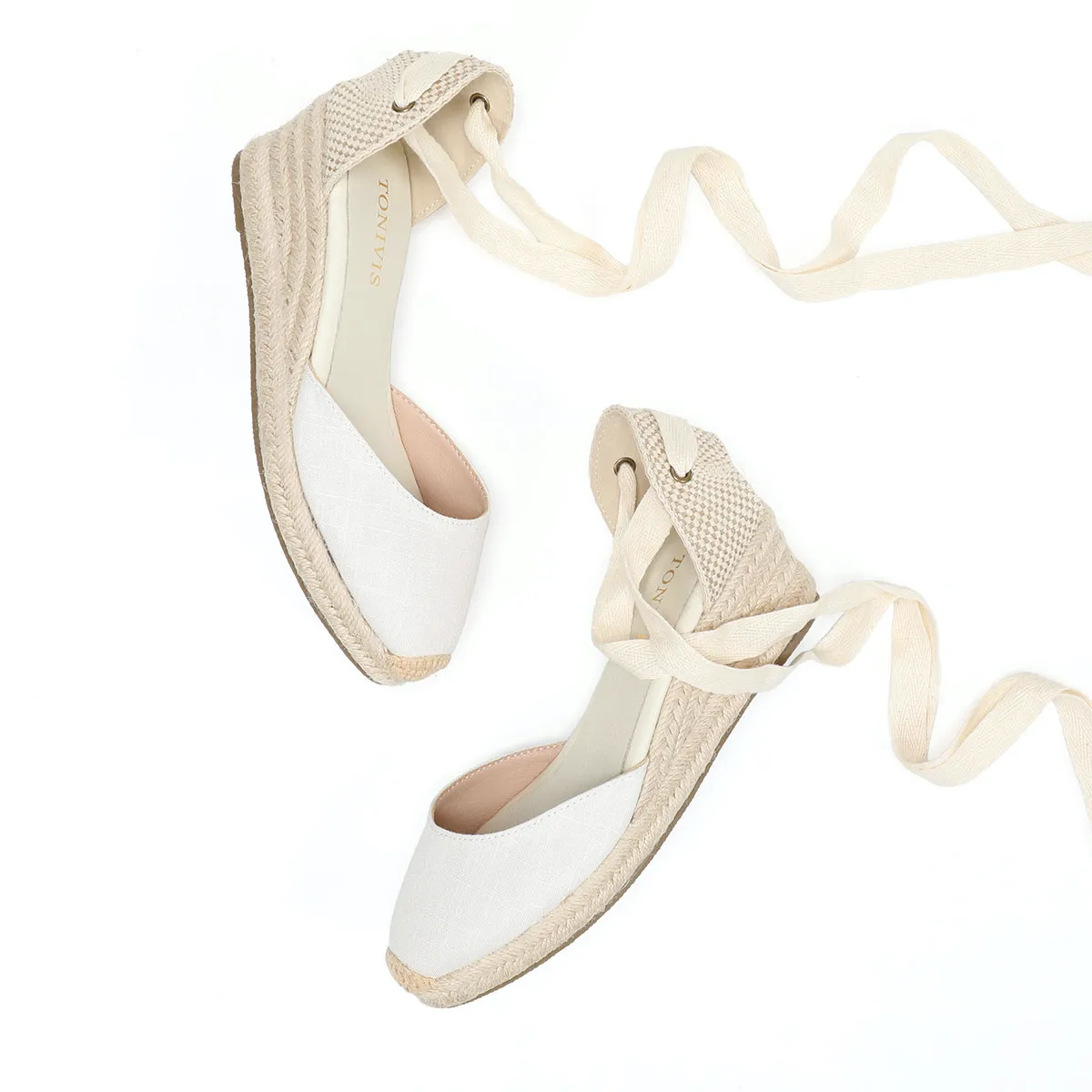 USS Shoes Isabel Women's Lace Up Wedges Sandals