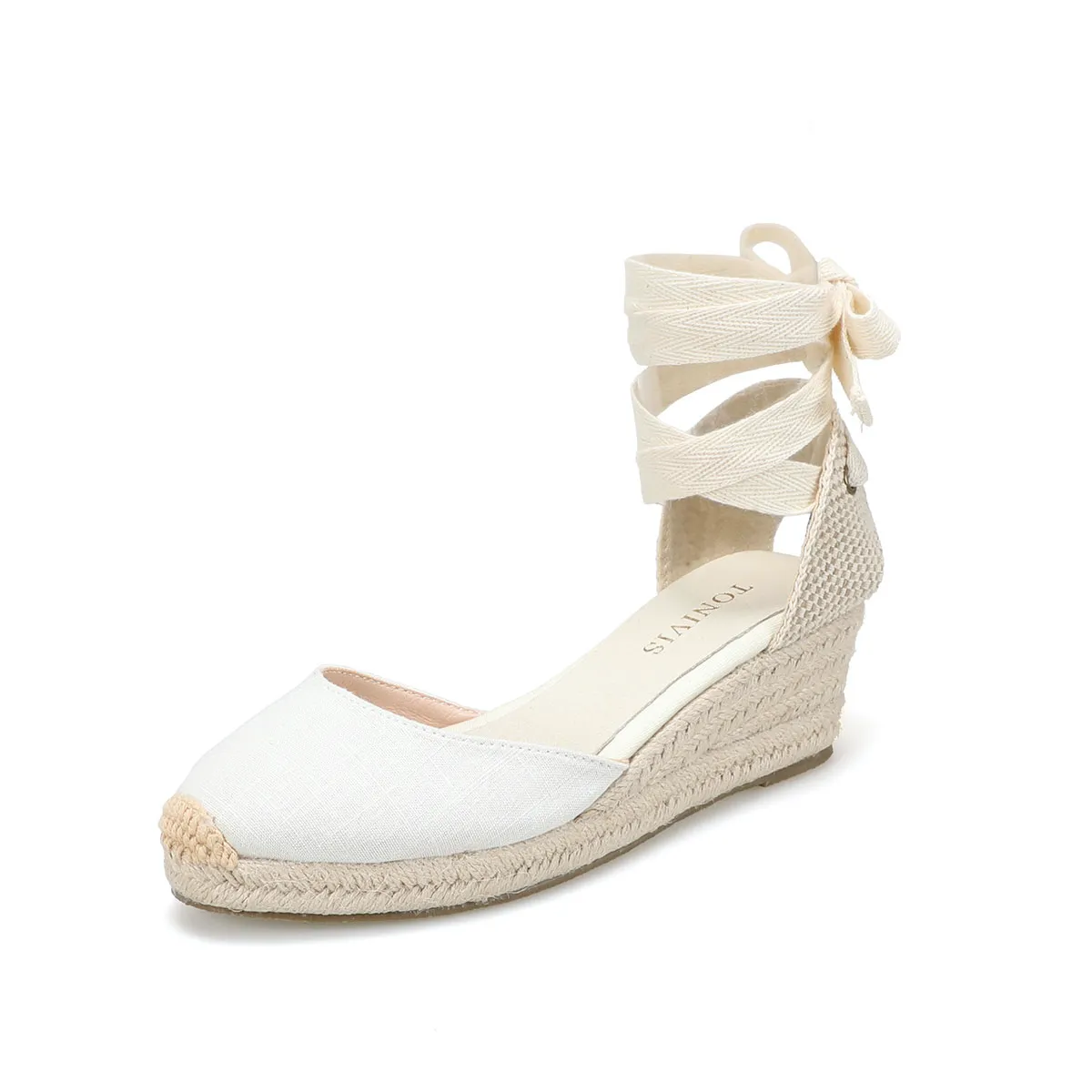 USS Shoes Isabel Women's Lace Up Wedges Sandals