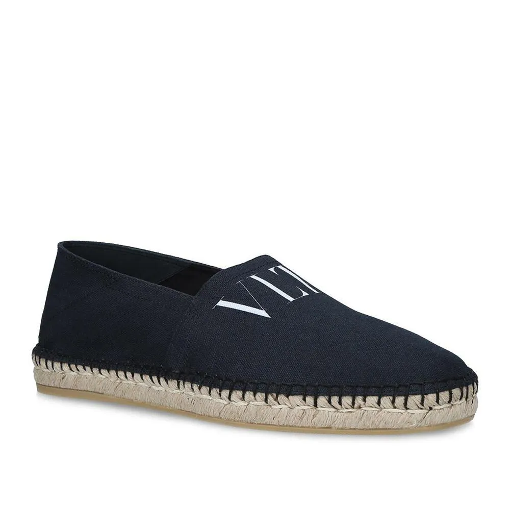Valentino Men's 'VLTN' Espadrilles Sneakers Shoes Black
