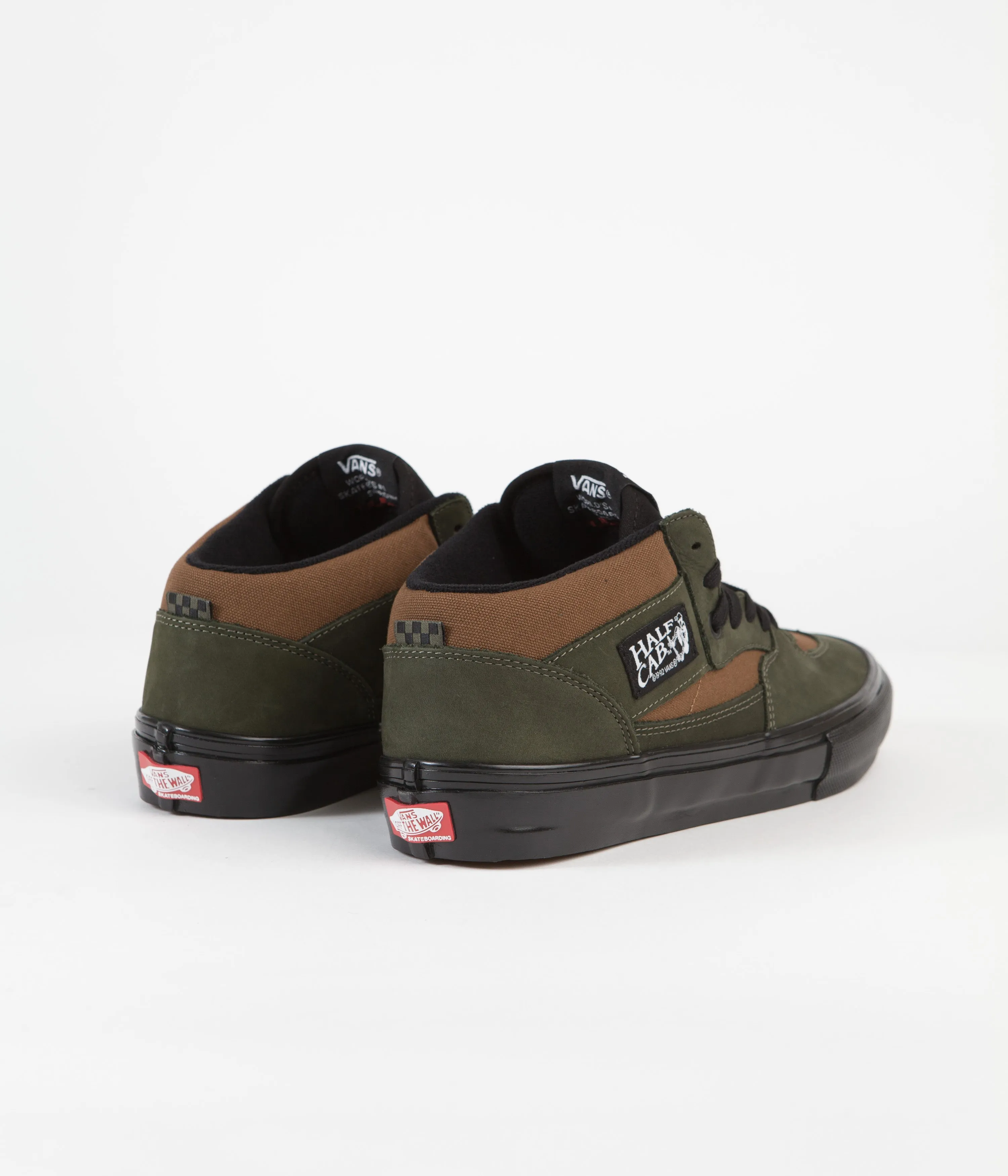 Vans Skate Half Cab Shoes - (Nubuck) Beef / Broccoli