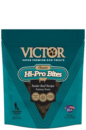 Victor Classic Hi-Pro Beef Bites 14-oz, Dog Treat