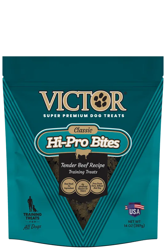 Victor Classic Hi-Pro Beef Bites 14-oz, Dog Treat
