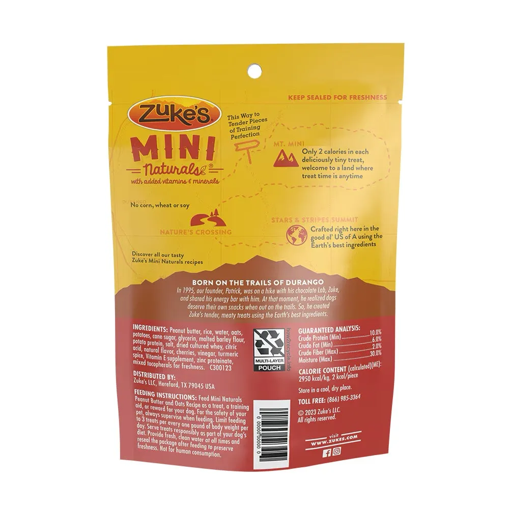 Zuke's Mini Naturals - Peanut Butter & Oats Dog Treats